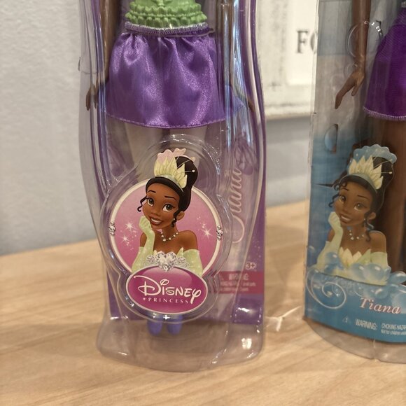 NEW in BOX Water & Ballerina Disney Mattel Fashion Girls Toy Doll Princess Tiana - Picture 4 of 9